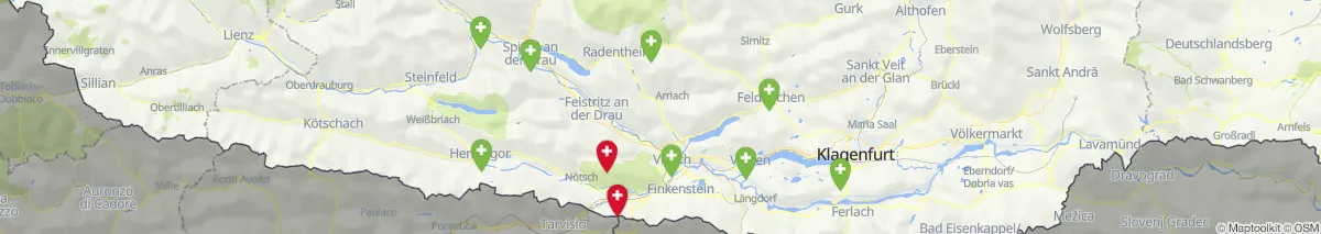Map view for Pharmacies emergency services nearby Hohenthurn (Municipality, Kärnten) (57)